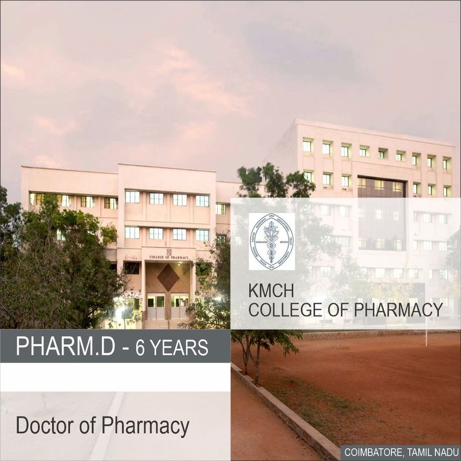 D.Pharm at Kmch College of Pharmacy, Coimbatore
